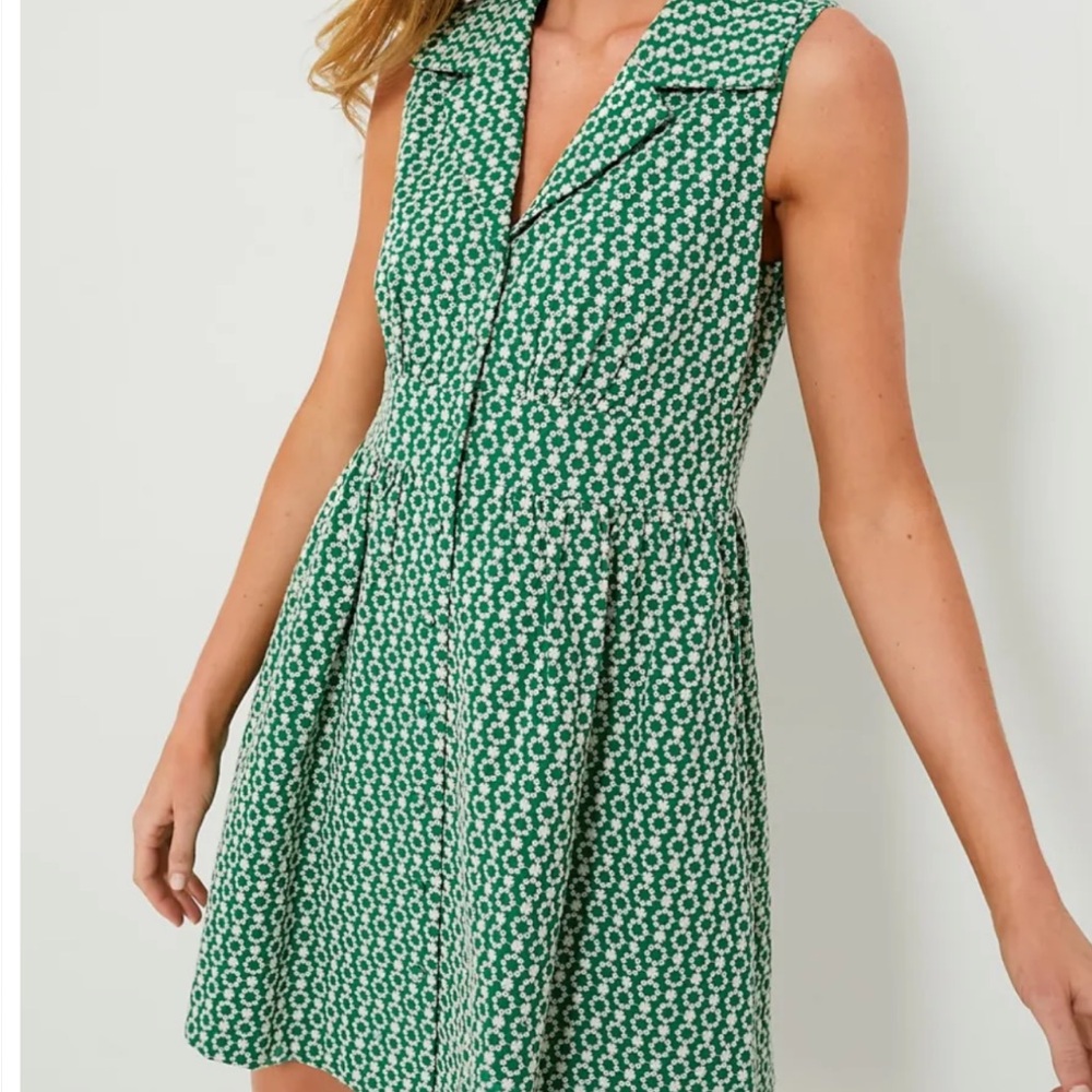 Tuckernuck Greenbriar Eyelet Sleeveless Noelle Shirt Dress